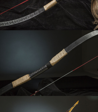 AILI ARCHERY  100lbs Genuine Cowhide Traditional Han Bow